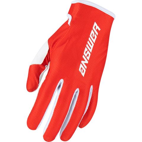 ANSWER 2023 GLOVE ASCENT RED/WHITE