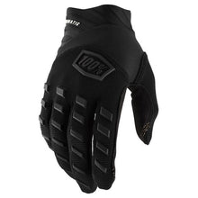 Load image into Gallery viewer, 100% AIRMATIC BLACK/CHARCOAL YOUTH GLOVE
