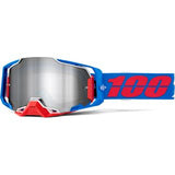 100% Armega Goggle Ironclad-Mirror Sil Lens