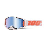 100% ARMEGA Goggle Tubular Mirror BLUE Len