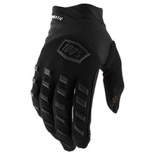 Load image into Gallery viewer, 100% Airmatic Black/Charcoal Gloves