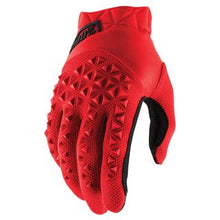 Load image into Gallery viewer, 100% AIRMATIC BLACK/RED GLOVES