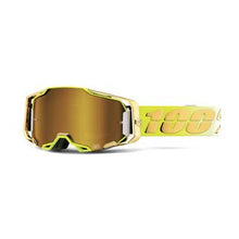 Load image into Gallery viewer, 100% Armega Goggle Feelgood Mirror Gold Lens