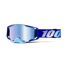 Load image into Gallery viewer, 100% Armega Goggle Royal Blue Mirror Lens