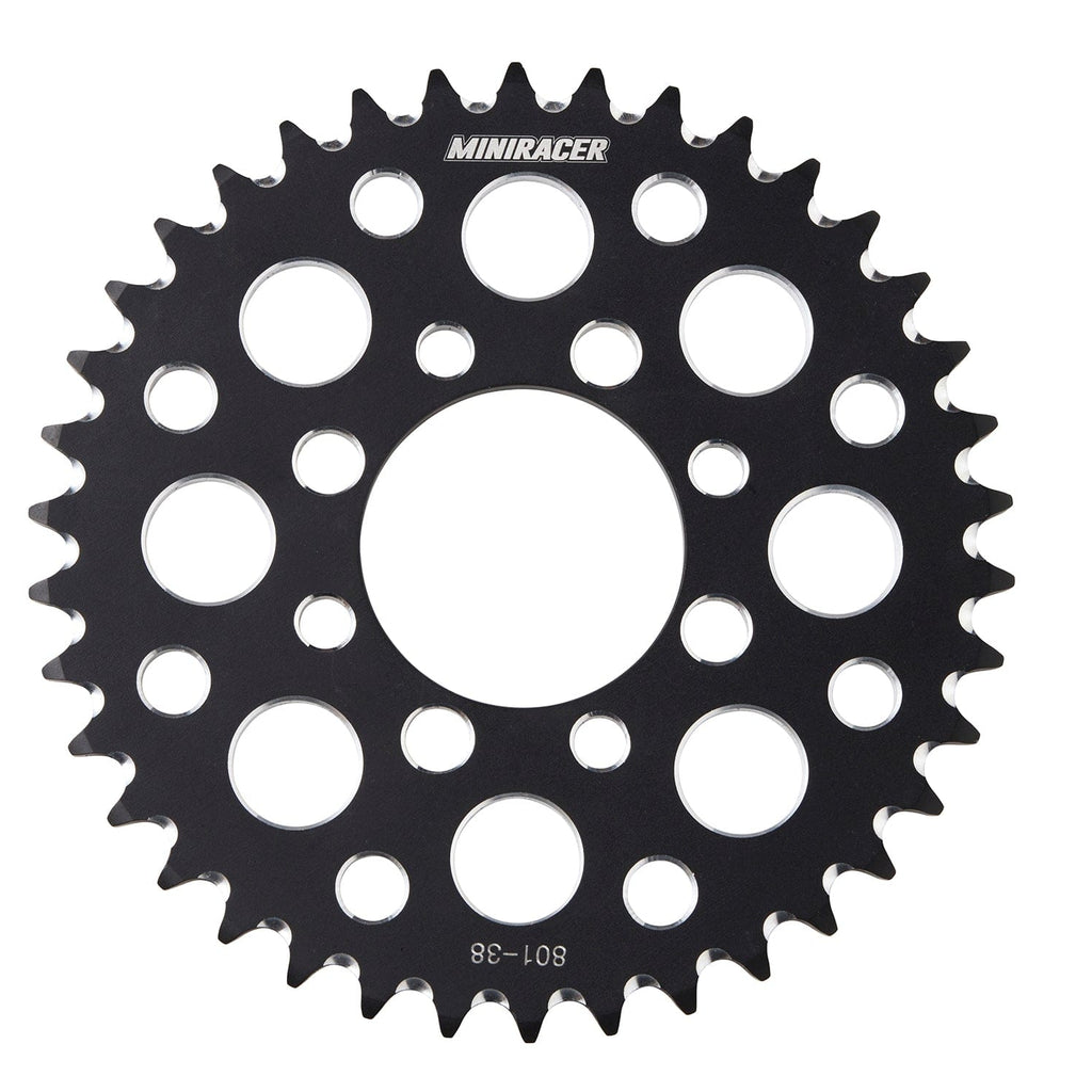 MiniRacer Honda KLX110/L Factory Series Black Rear Sprocket