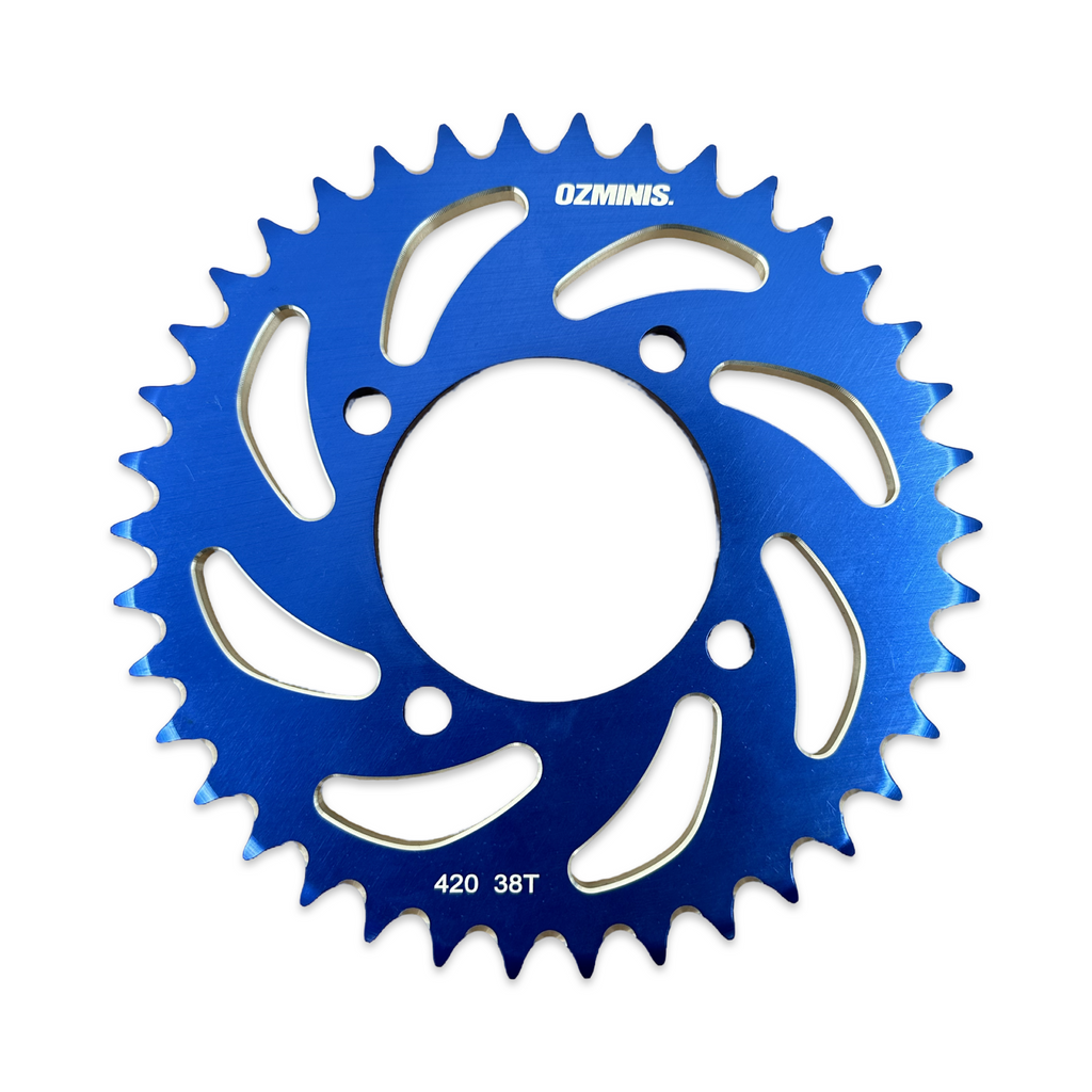 OZMINIS TTR110 "SPIRAL" REAR SPROCKET - 38t