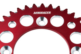 MiniRacer Honda CRF110F Factory Series Red Rear Sprocket